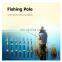 black  Mini Glass Fiber Telescopic Sea Fishing Pole Portable Hand Fishing Tackle Spinning Rod