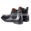 New Choice Black Shinning Men Genuine Leather Formal Ankle Boots Simple Design Wholesale Men's Shoes
