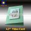 video wedding card