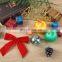 Brand New Plastic Pendants Hot Selling Yellow Antique Festive Silver Blue Small Christmas Decor