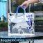 Reusable Washable Waterproof PVC Tarpaulin Tote Bag Recycled Pvc Tarpaulin Shopping Bag Coated Tarpaulin