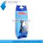 D227L color blue rubber handle twin blade disposable shaving razor