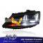 AKD Car Styling VW Jetta LED Headlights F-Type 2012-2015 Jetta LED Head Lamp Projector Bi Xenon Hid H7
