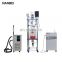 lab short path distillation device pyrex double layer stirred 20L glass reactor for chemical lab