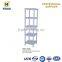 Supermarket Multi Tiers White Metal Display Stand