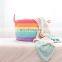 Rainbow Cotton Laundry Basket Large Hamper With Lid Wholesale