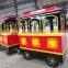 Amusement park rides trackless train set battery operated in mall