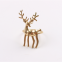 Xmas table Decoration Metal Reindeer Horn Tissue Wedding Banquet Hotel Table Christmas Napkin Ring
