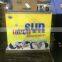7 cuft Flat sliding glass door display mini chest freezer for ice cream for USA market