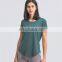 Wholesale New Arrival Women Yoga Running Fitness Short Sleeves shirts Breathable Quick Dry T-Shirt