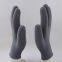 gray polyester thread knitted white PVC dot palm coated anti-slip safety work gloves