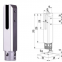 Glass Clips For Swimming Pools，Glass Railings Glass Clips，No-Drilling Glass Spigot，Stainless Steel Glass Clips