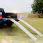 ATV Aluminum Folded Loading Ramp 1,500lbs with Safety Ratchet Strap for Trailers,Trucks, Lawn Mower, Dirt Bike
