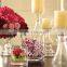 high clear long-stemmed Glass Candle Holders table centerpiece Rome candlestick holder