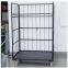Customizable Wire Mesh Rolling Cage Trolley With Shelves for Flexible Storage