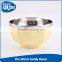 Unique design non toxic plastic and stainless steel mini soup bowl