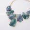 Newest design fashion women jewelry charm chunky necklace spring and summer necklace