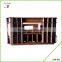 New custom clear plastic mlik bottle crate