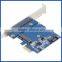 PCI Express x1 to Combo MSATA SSD + SATA III Controller Converter Card Msata Mini Pci Express Card
