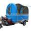 Multi-function motorcycle Popular mini food truck/fast food cart/hot dog vending cart