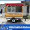 Unique design stainless steel Mobile food truck/hamburger cart trailer(CE approval)