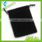 simple velet pouch with drawstring