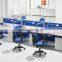 Modern 6-seat workstation, office partition ( SZ-WS001)