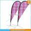 Full color printing cross baes beach flag printing polyester flag