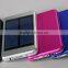 Wholesale Ultra Slim Metal Portable Solar Charger Solar Power Bank 6000mAh For Mobile Phone