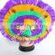 Party Supplies Kids Rainbow Turkey Feather Venetian Mask For Sale