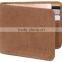 Fashion Factory Business Bifold Slim Leather Mens Wallet with Money Clip