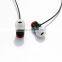 High quality metal aluminum powerful bass driven stereo sound earphones earbud
