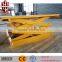 stationary in-ground scissor lift fixed scissor lift