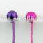 FT-875 Aluminium Stereo Earphone with Woven cable & Mic
