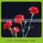 Natural exquisite flower real touch single carnation for mother's day