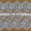 2015 fashion corded bridal mesh lace design