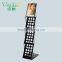 4 tier black color folding office library bookshelf