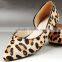 Horse hair suede Leather Wholesale flat shoes 2015 for woman