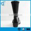 Anti-skidding Waterproof Black Women Custom Buckle Rain Boots