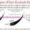 Matte Ellipse Flat Lash volume lash,Elliptical Lash Extension 0.15X0.07mm