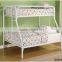 China Factory Army Cot Wrought Iron Metal Double Bunk Bed