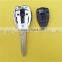 Replacement right blade transponder key shell for Toyota 3 buttons key