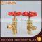 Wholesale  Brass 90 Degree Angle Valve Brass Gas Regulating Needle Valve