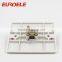 White ABS panel TV and satellite modular electrical sockets