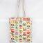 Large Dual-purpose Cute Cartoon Canvas Printed Tote Bag