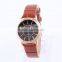 Cheap alloy watch miyota movt with stainless steel back cover