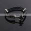 Stainless Steel Leather Anchor Bracelet For Men