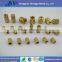 Ultrasonic Brass Threaded Inserts for Plastics, Furniture Insert Nuts for Wood, Connection Brass Insert ppr Pipe Fittings