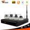 Onvif 1.0 High Quality 960P Wifi Network Recorder 4CH Wifi NVR Kits CCTV