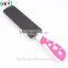 Hot Selling Oars-Shaped Stainless Steel Double Sides Plastic Dot Handle Foot Buffer File